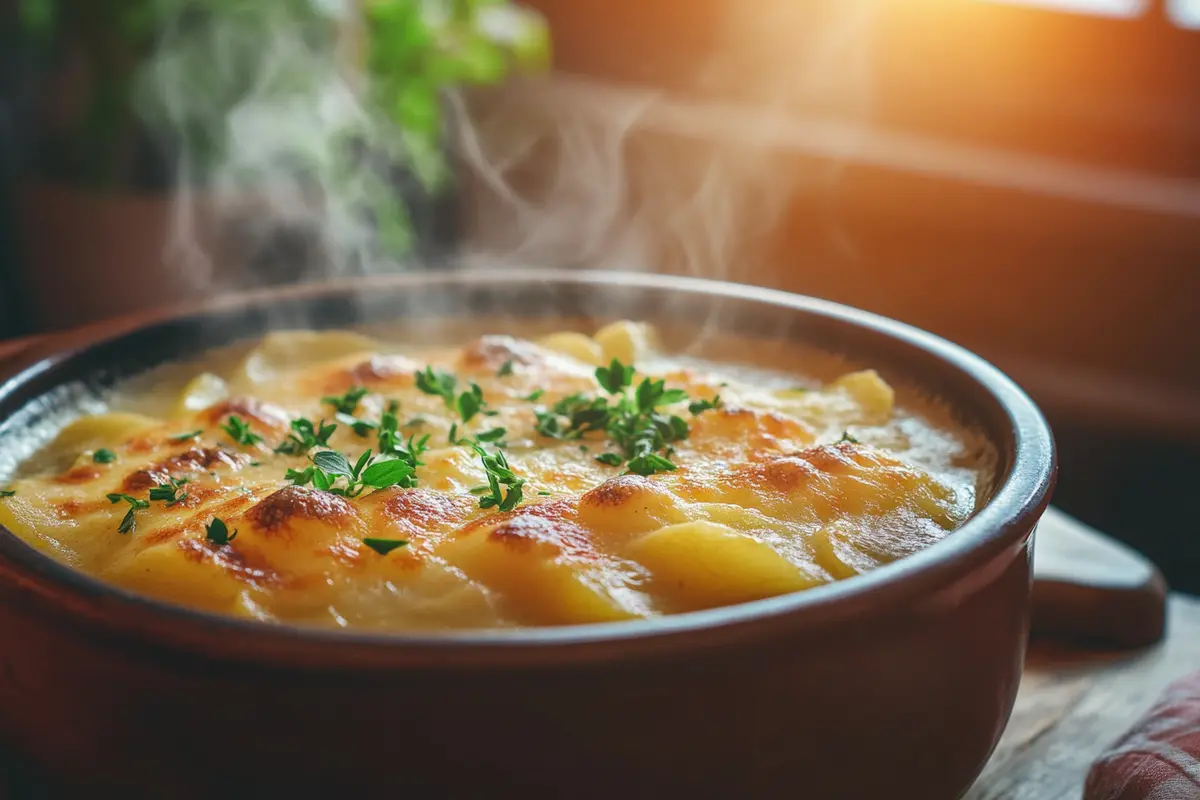 Cheesy Hamburger Potato Soup