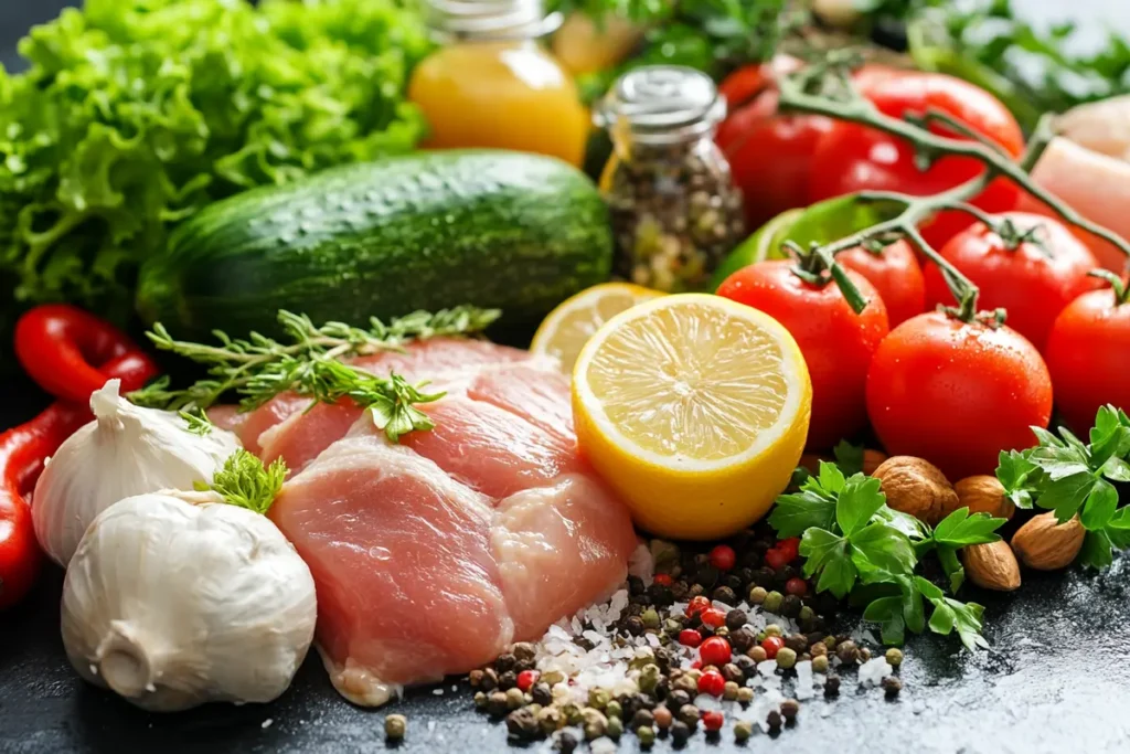 Preparing Naturally Chicken Soup.