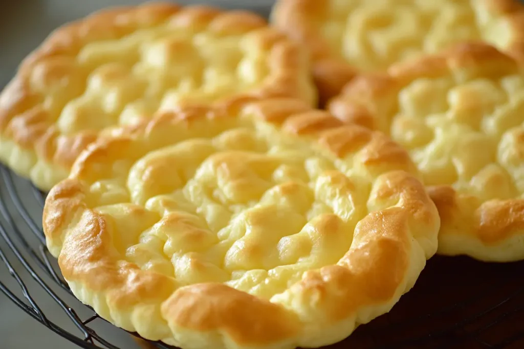 Varieties of cloud bread recipes.