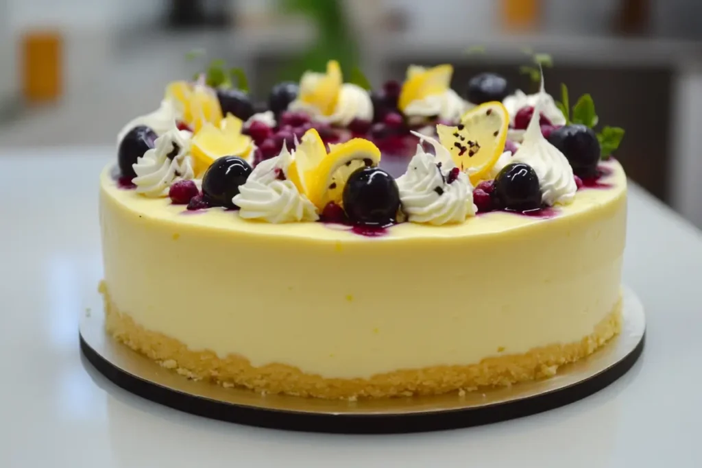 Lemon Blueberry Cheesecake