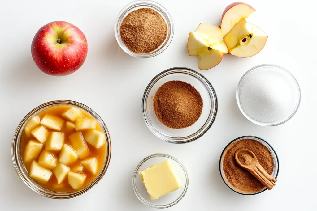 Apple snickerdoodle dump cake ingredients