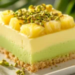 Fluffy pistachio pudding