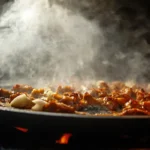 Grilled Meat in Pizza Oven