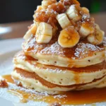 Classic Bananas Foster Pancakes