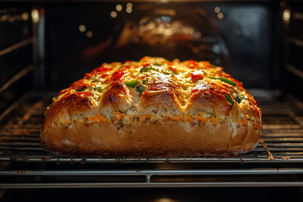 Baking vegan jalapeño cheese artisan bread recipe