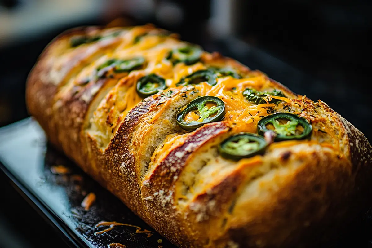 Vegan Jalapeno Cheddar Artisan Bread Recipe