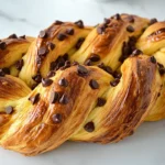 Delicious braided chocolate chip brioche recipe