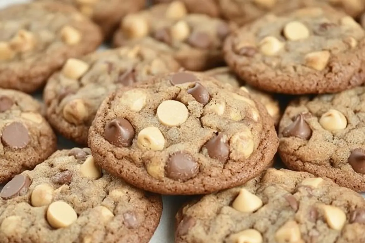 Delicious Chocolate Cookies with Peanut Butter Chips