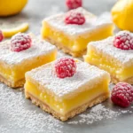 Delicious raspberry lemon bars