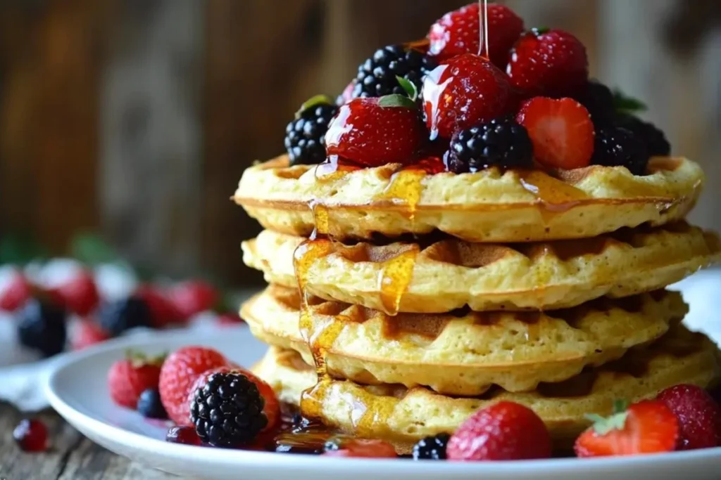Delicious bisquick waffle recipe