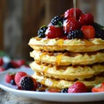 Delicious bisquick waffle recipe