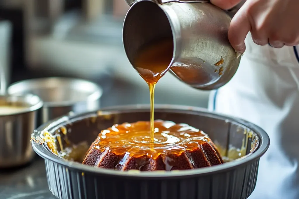 Baking process Caribbean Festival Rum Cake Recipe