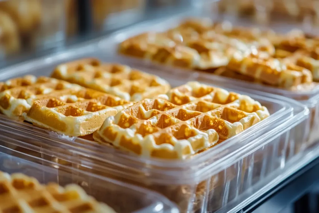 Storing leftover bisquick waffles